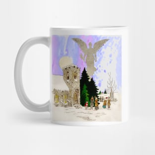 White Christmas Mug